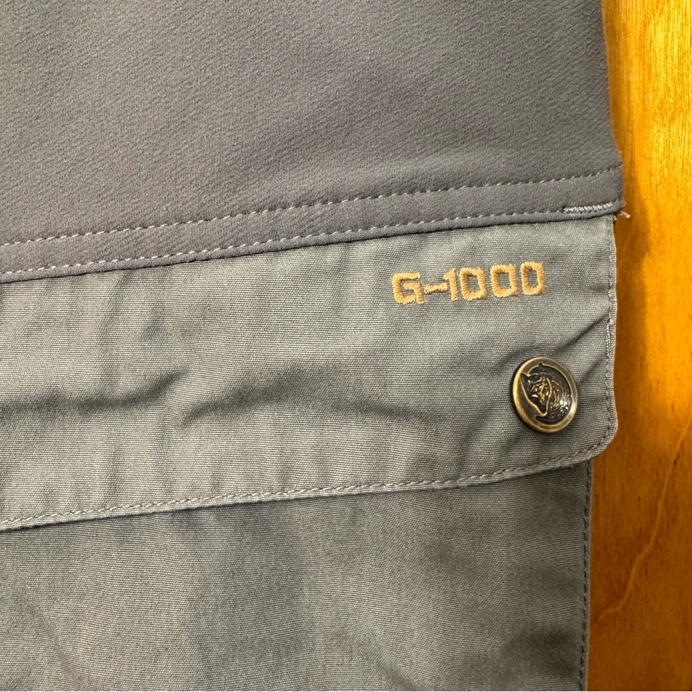 Fjallraven Women's Keb Curved Trousers -Gray on Gray -EU 34/US2 Short - Picture 4 of 8